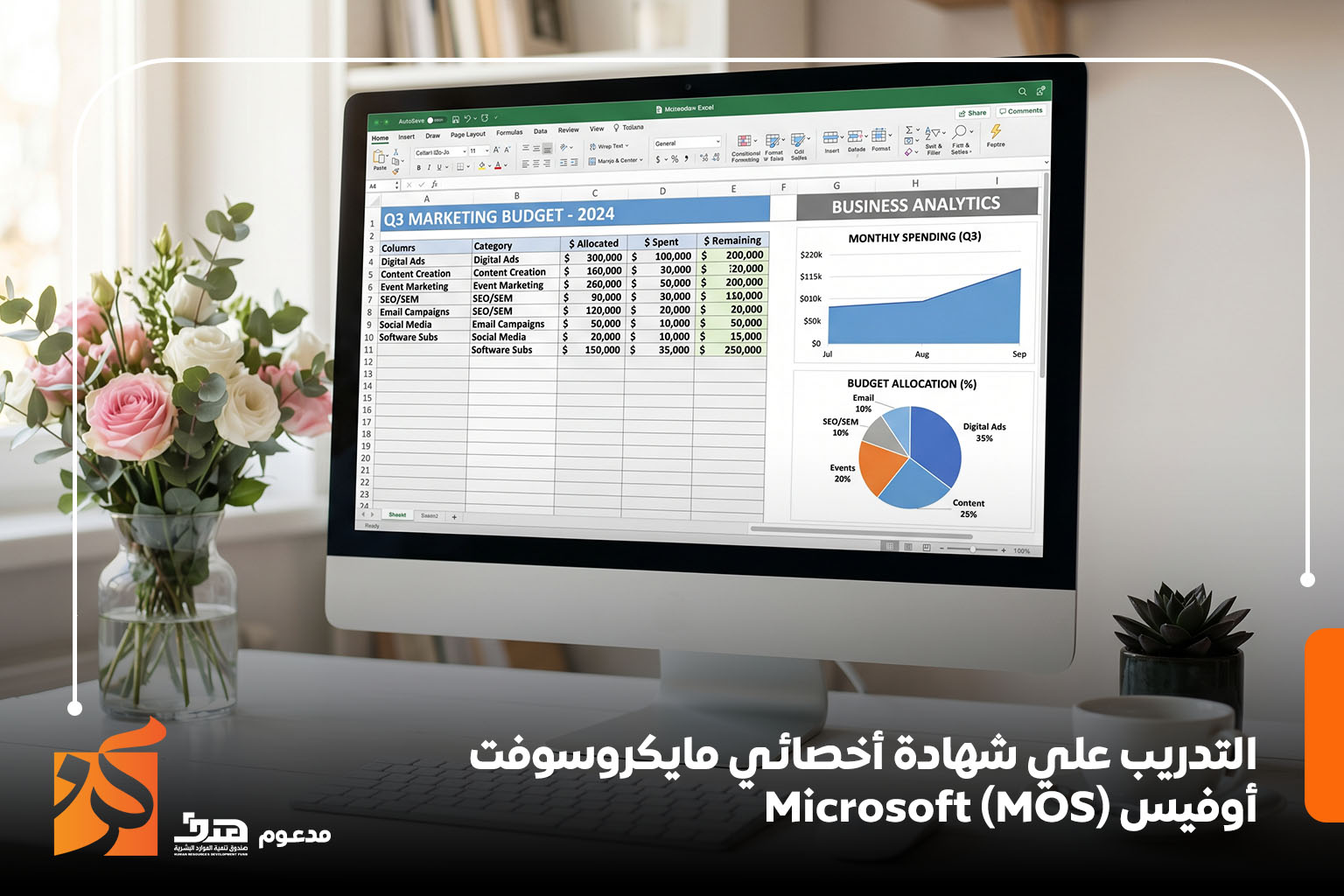  شهادة أخصائي مايكروسوفت أوفيس (Microsoft (MOS